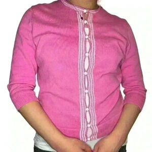 Lilly Pulitzer Vintage Hot Pink Cardigan